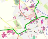 Map of parking in Thirsk