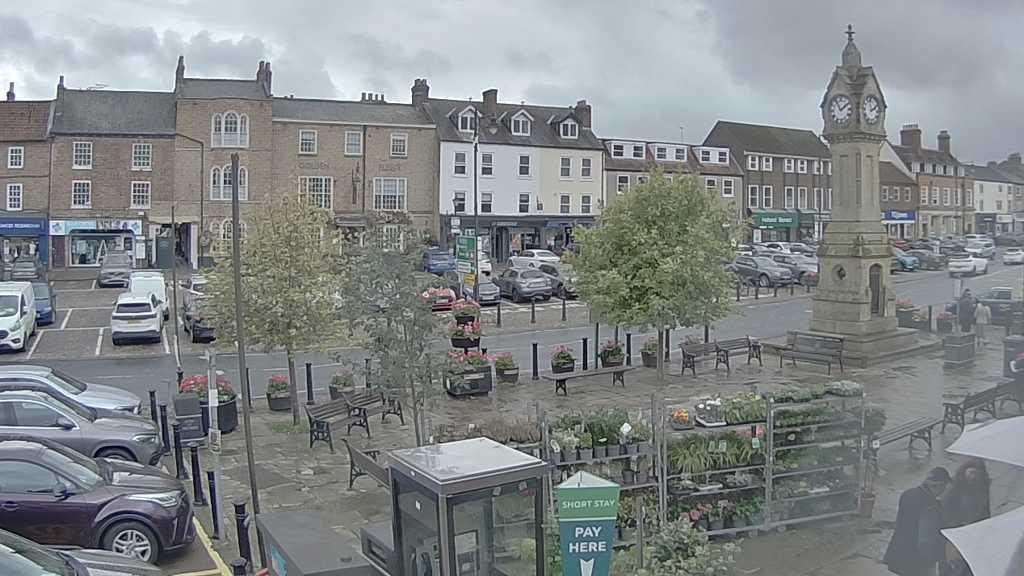 Thirsk webcam overlooking the Market Place