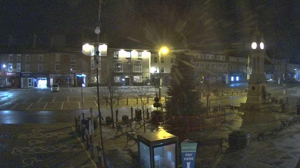 Thirsk webcam overlooking the Market Place