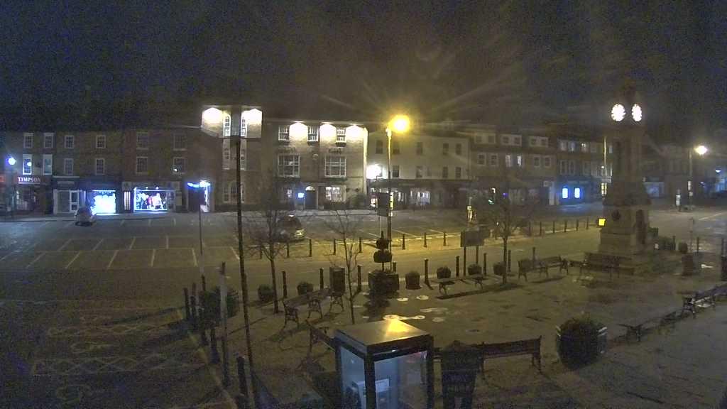 Thirsk webcam overlooking the Market Place