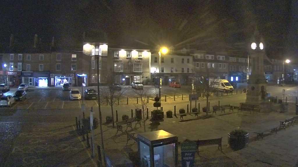 Thirsk webcam overlooking the Market Place