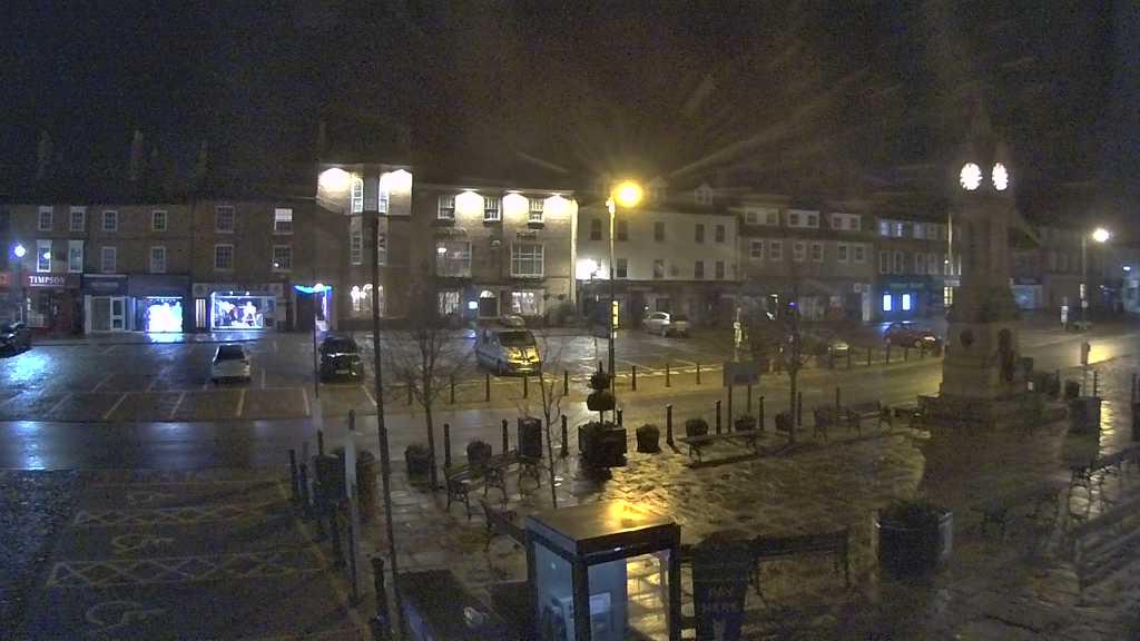 Thirsk webcam overlooking the Market Place