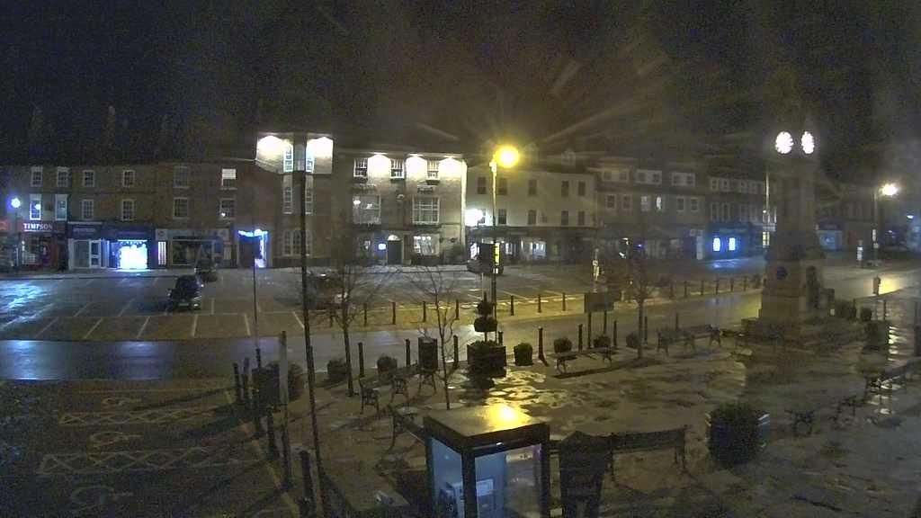 Thirsk webcam overlooking the Market Place