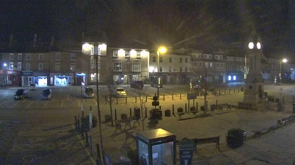 Thirsk webcam overlooking the Market Place