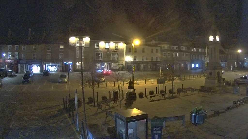 Thirsk webcam overlooking the Market Place