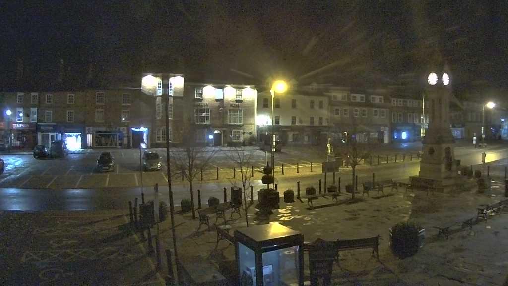 Thirsk webcam overlooking the Market Place