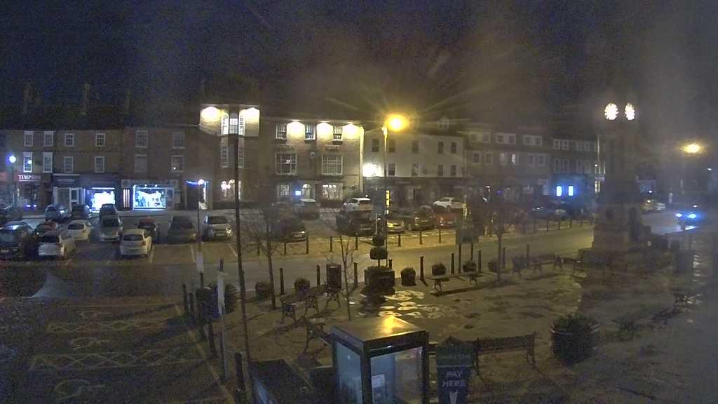 Thirsk webcam overlooking the Market Place