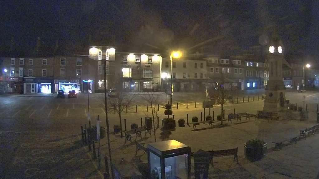 Thirsk webcam overlooking the Market Place