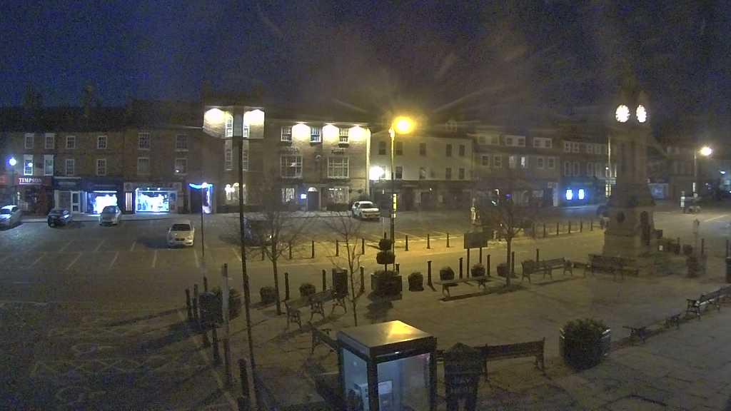 Thirsk webcam overlooking the Market Place