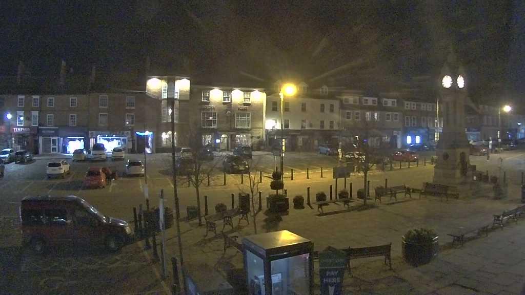 Thirsk webcam overlooking the Market Place