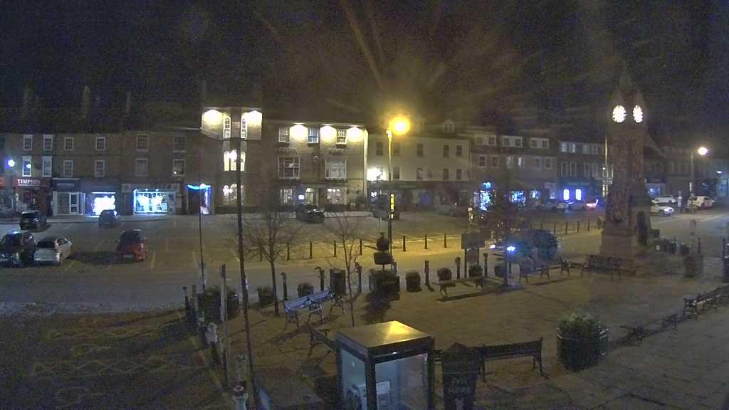 Thirsk webcam overlooking the Market Place