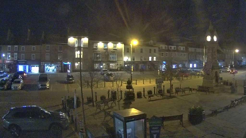 Thirsk webcam overlooking the Market Place