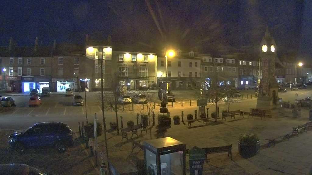 Thirsk webcam overlooking the Market Place