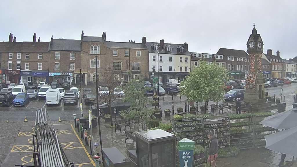 Thirsk webcam overlooking the Market Place