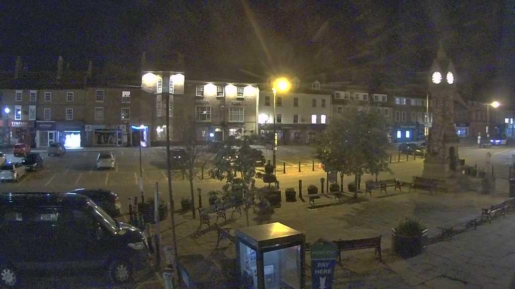 Thirsk webcam overlooking the Market Place