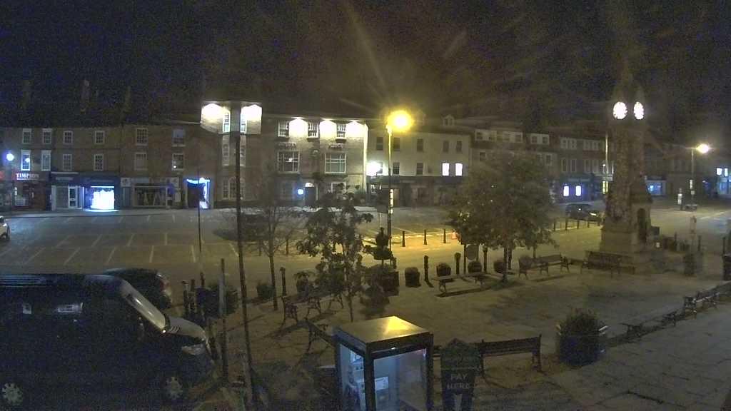 Thirsk webcam overlooking the Market Place