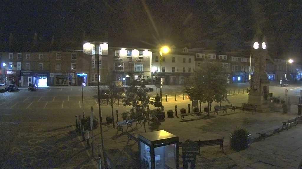 Thirsk webcam overlooking the Market Place
