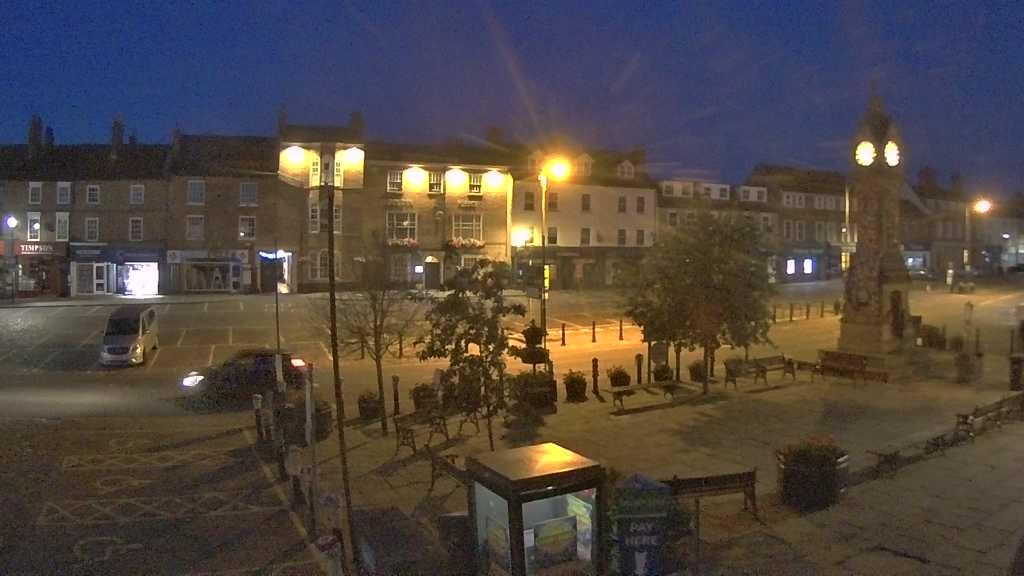 Thirsk webcam overlooking the Market Place