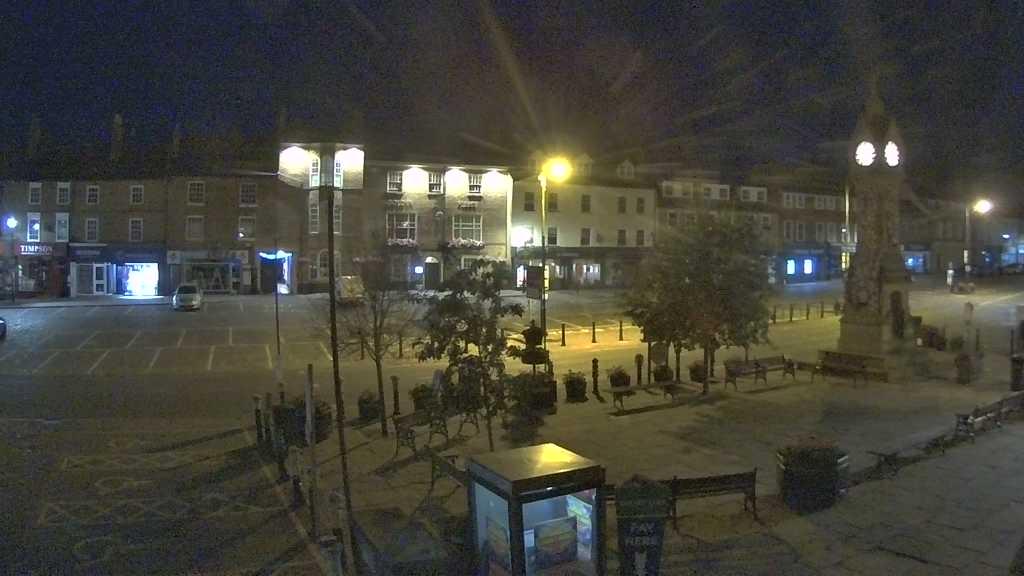 Thirsk webcam overlooking the Market Place