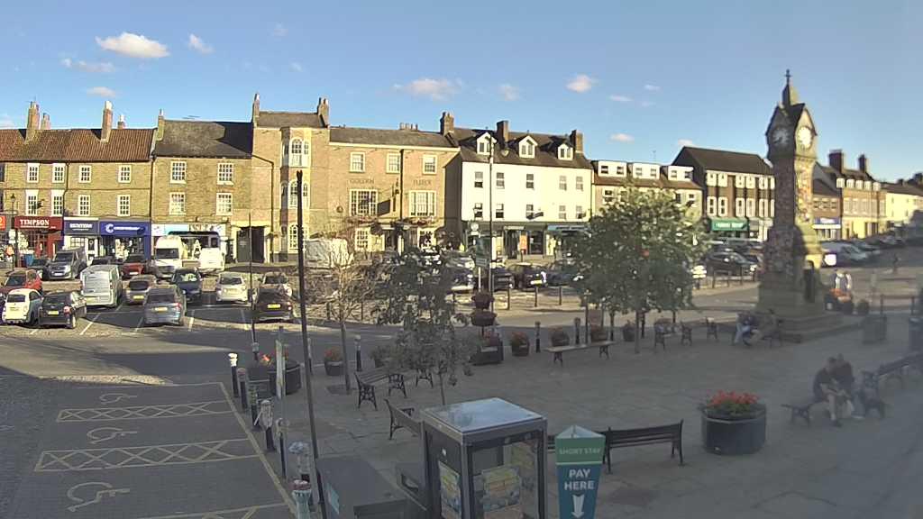 Thirsk webcam overlooking the Market Place
