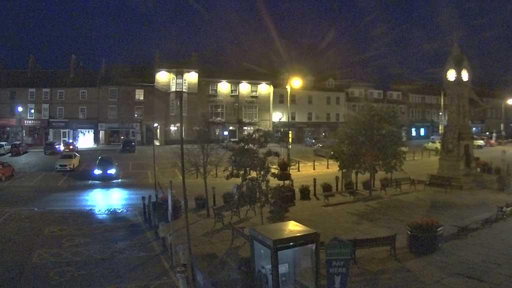 Thirsk webcam overlooking the Market Place
